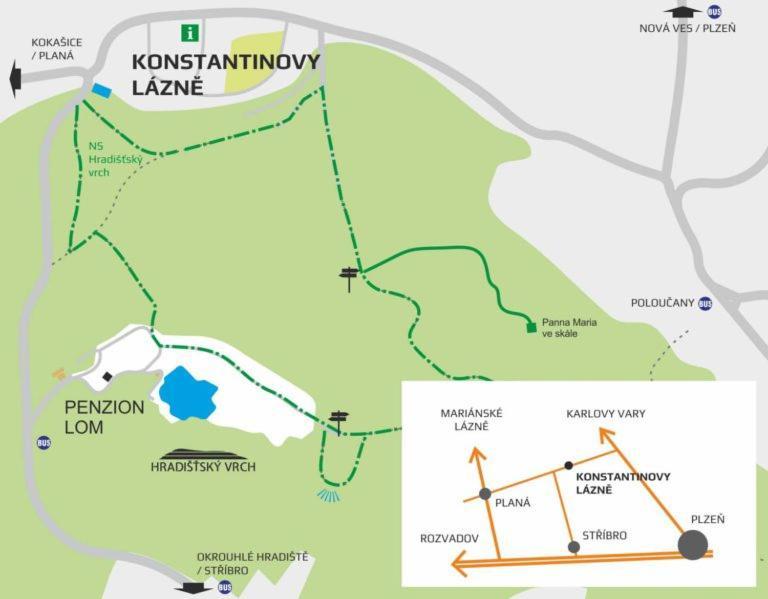 Mobilheimy Na Lomu Hotel Konstantinovy Lázně Eksteriør billede